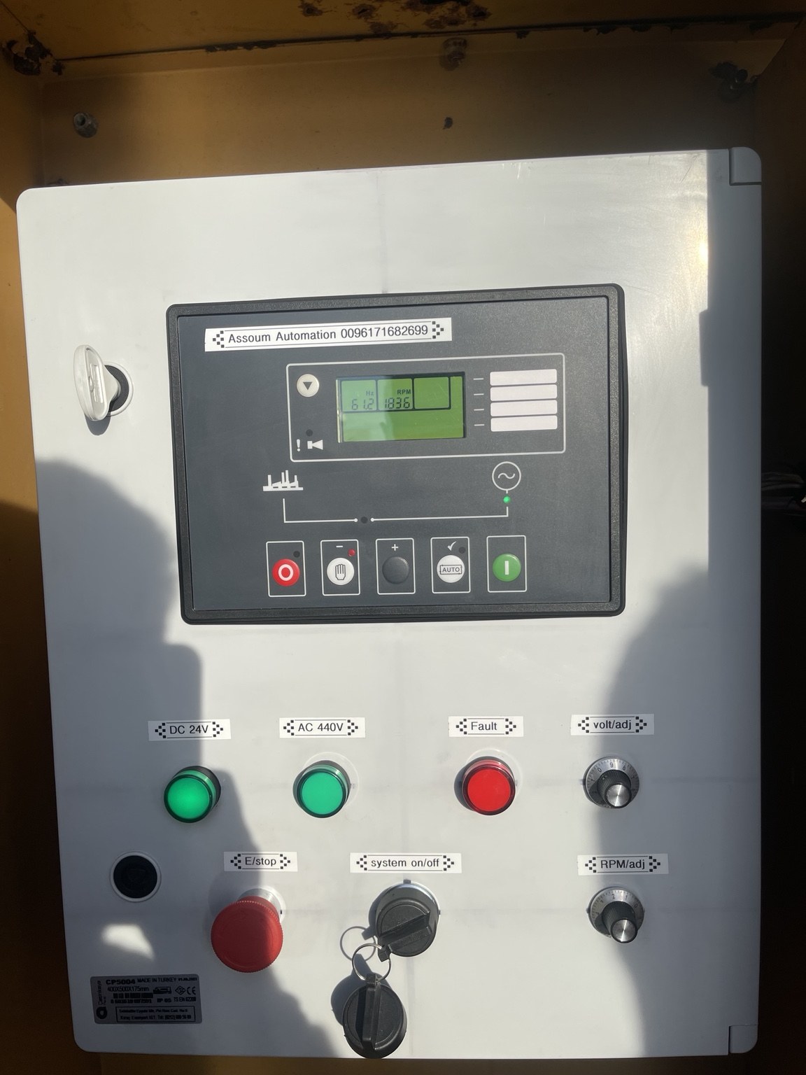 Generator operation and monitoring